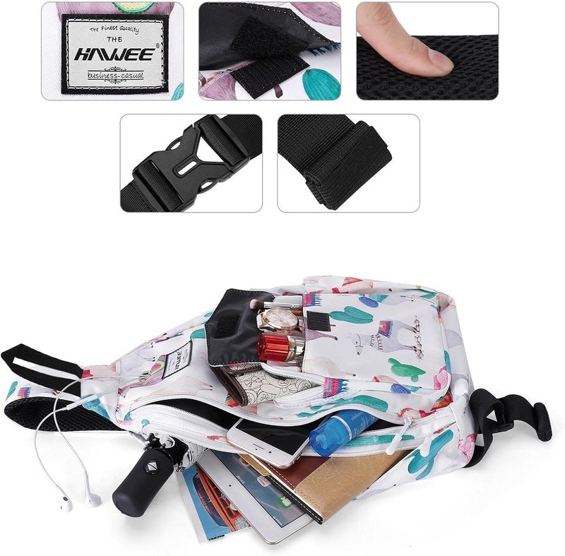 HAWEE Backpack Sling for Women Anti-Water Crossbody Bag Inclined Adjustable Pack | Casual, Adjustable Strap, Water Repellent, for Travel/Sport - Image 4
